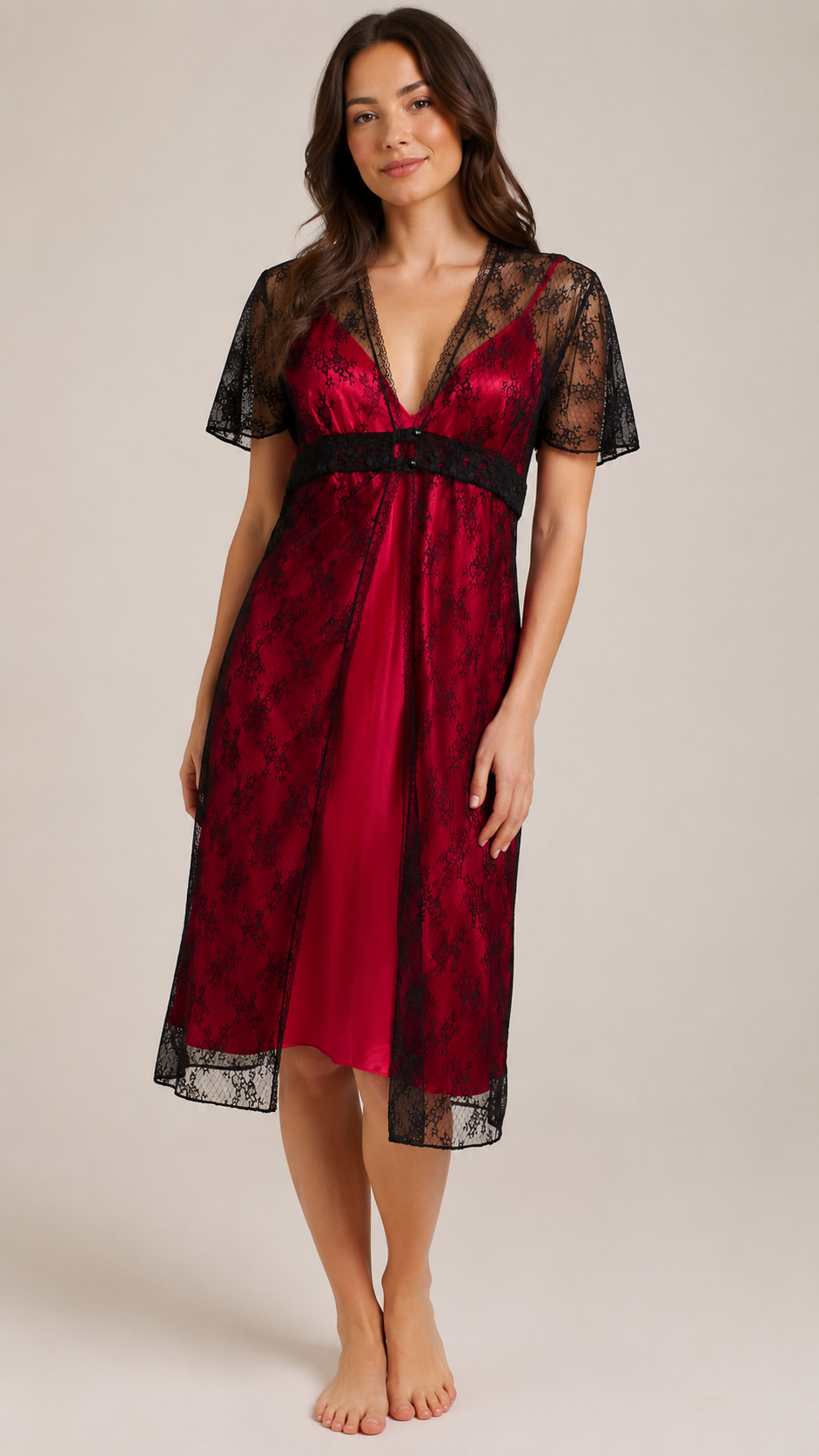 Miss Orient Red Lingerie